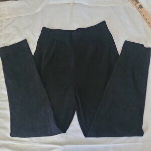 Black Faux Suede Womens Pants Dress Barn Size 12